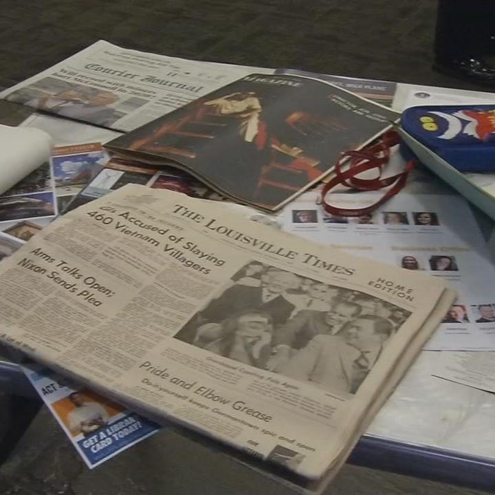 Louisville library 1969 time capsule contents.jpg